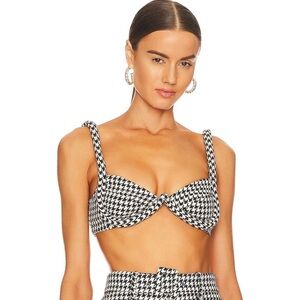 Jayla Top Houndstooth